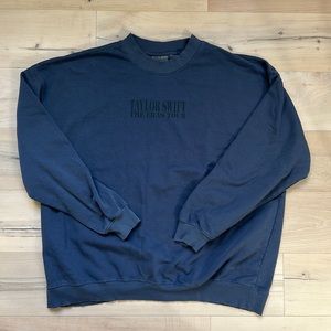 Taylor Swift Eras Tour Blue Crewneck